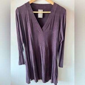 Dolan Deep Purple V-Neck Dress M